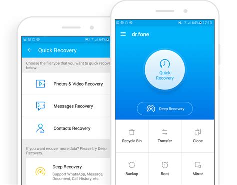 Dr.Fone APK (Android App) .